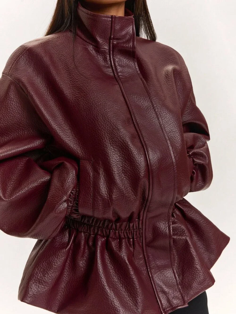 N/A burgundy casual